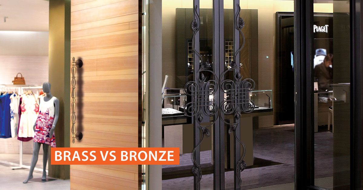 Difference Between Brass Door Handles & Bronze Door Handles Australia