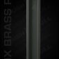 Helix Brass Pull - pb-1590-fb-l250mm-h35mm-d14mm-florentine-black